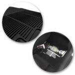 Jogo Tapete Borracha Automotivo Modelo G Tunel Universal Preto - Imagem 3